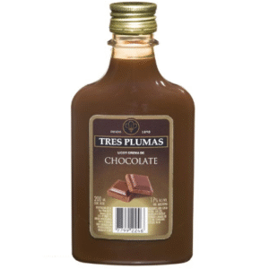 petaca tres plumas chocolate x200cc