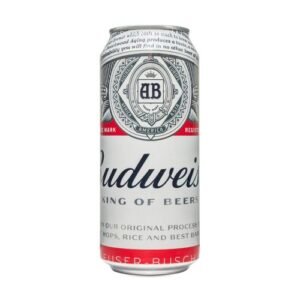cerveza budweiser lata 473cc x473cc