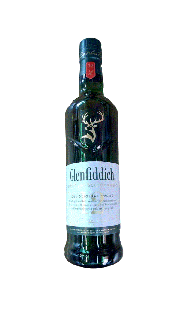 glenfiddich 12 aÑos x 750cc