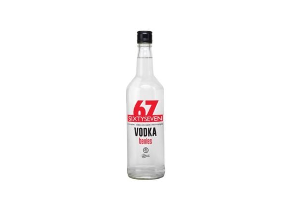 vodka 67 sixtyseven berries 6 x 750