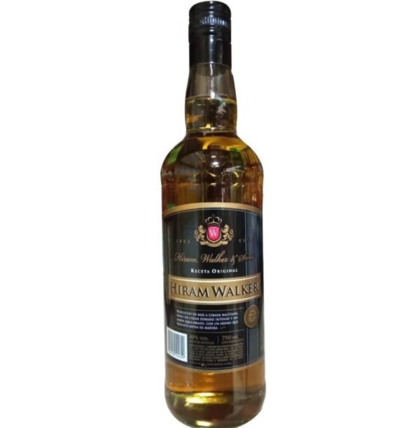 whisky hiriam walker et. negra 12x750